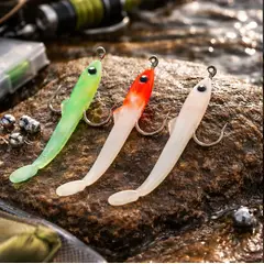 GENERICO - Set Señuelos De Pesca Pulpo Luminoso 85cm Con Anzuelo 6pcs