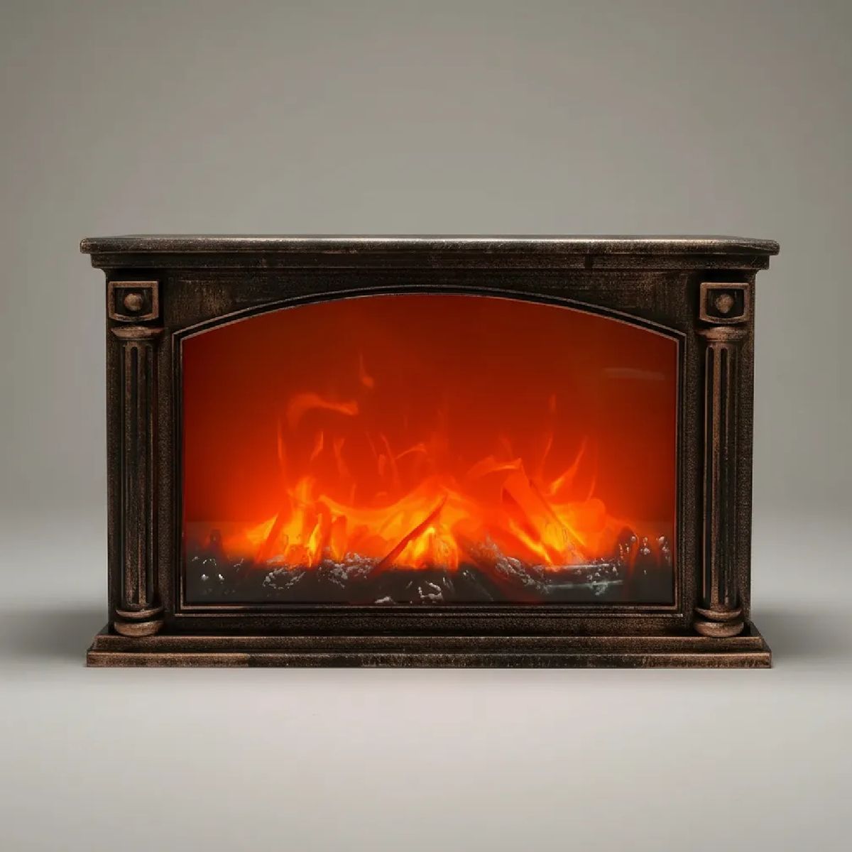 GENERICO - Chimenea Decorativa Con Efectos Llamas 3d No Calienta