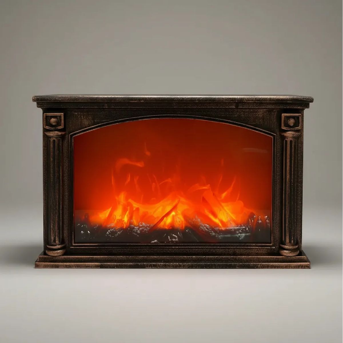 GENERICO - Chimenea Decorativa Con Efectos Llamas 3d No Calienta