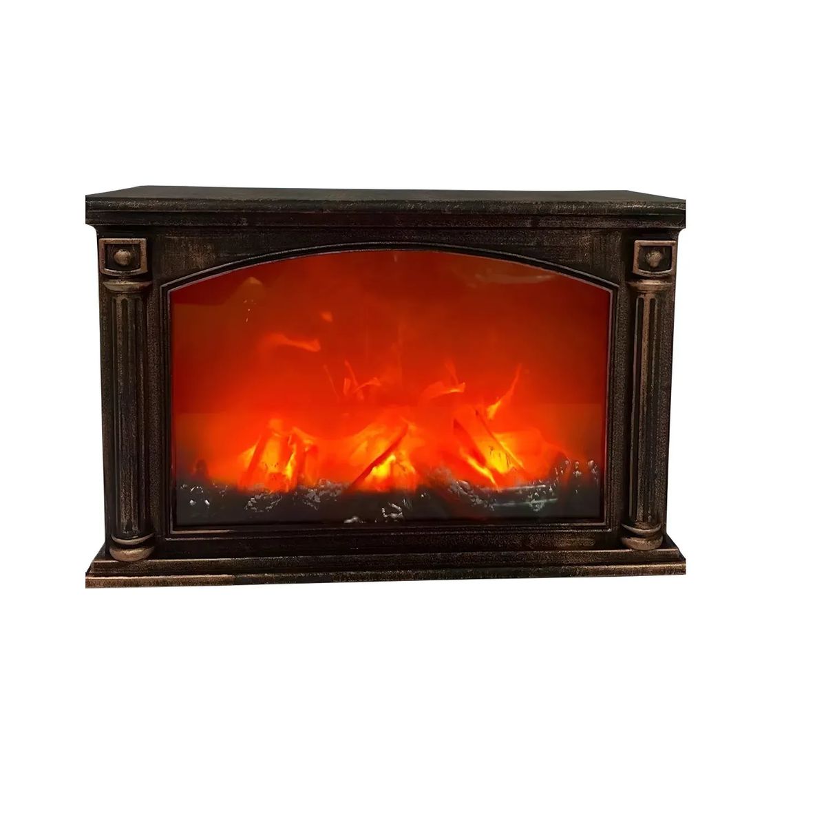 GENERICO - Chimenea Decorativa Con Efectos Llamas 3d No Calienta
