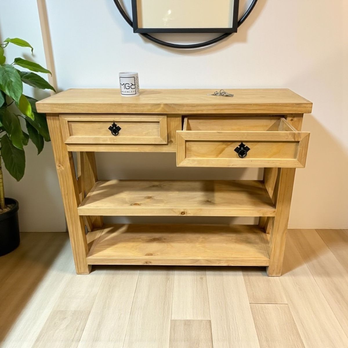 GENERICO - MESA DE ARRIMO RUSTICO MGR MUEBLES