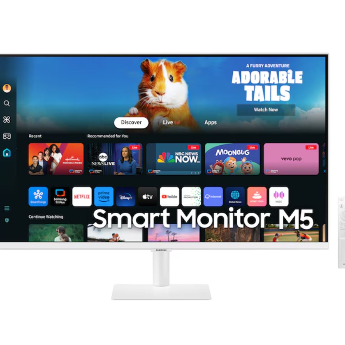 SAMSUNG - Monitor Samsung Smart M5 27" FHD 60Hz LS27DM501ELXZS
