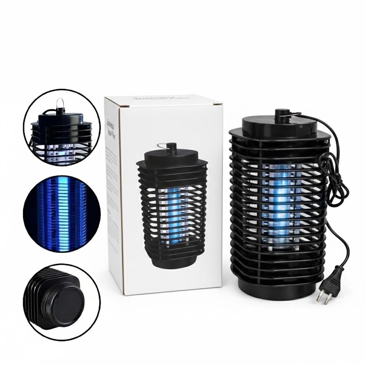 GENERICO - Mata Mosca Insectos Electricos Potente Lampara Anti Zancudos