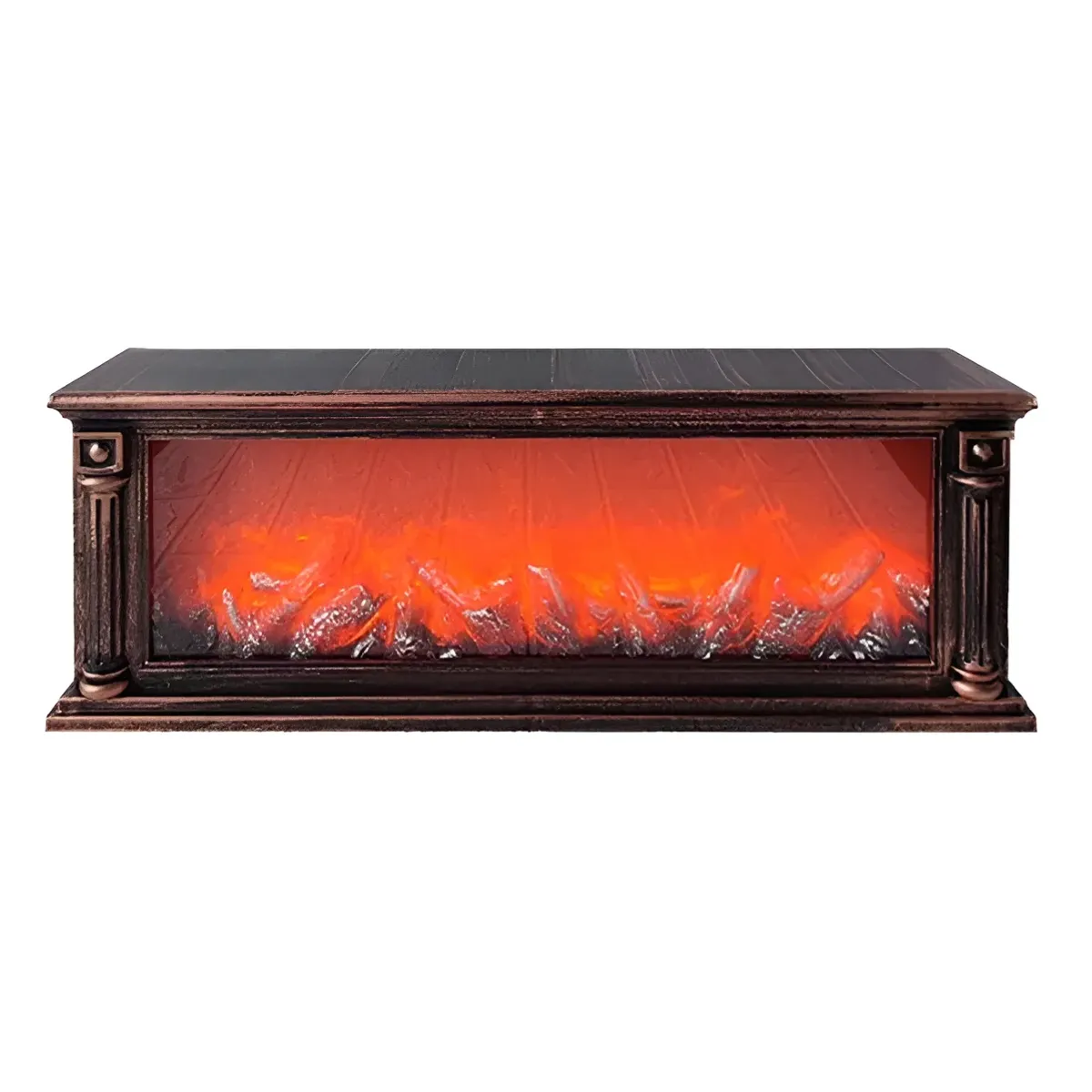 GENERICO - Chimenea Decorativa Con Efectos Llamas 3d No Calienta