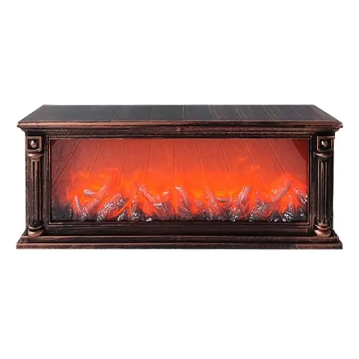 GENERICO - Chimenea Decorativa Con Efectos Llamas 3d No Calienta