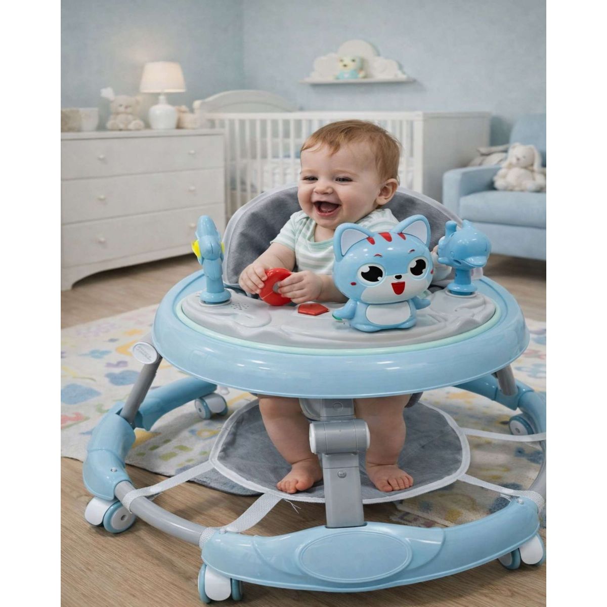 GENERICO - Andador para Bebe con Juegos Interactivos - Seguridad y Diversion en sus Primeros Pasos