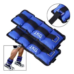 GENERICO - Pesas De Tobillo O Muñeca 1kg Cu total 2kg El Par