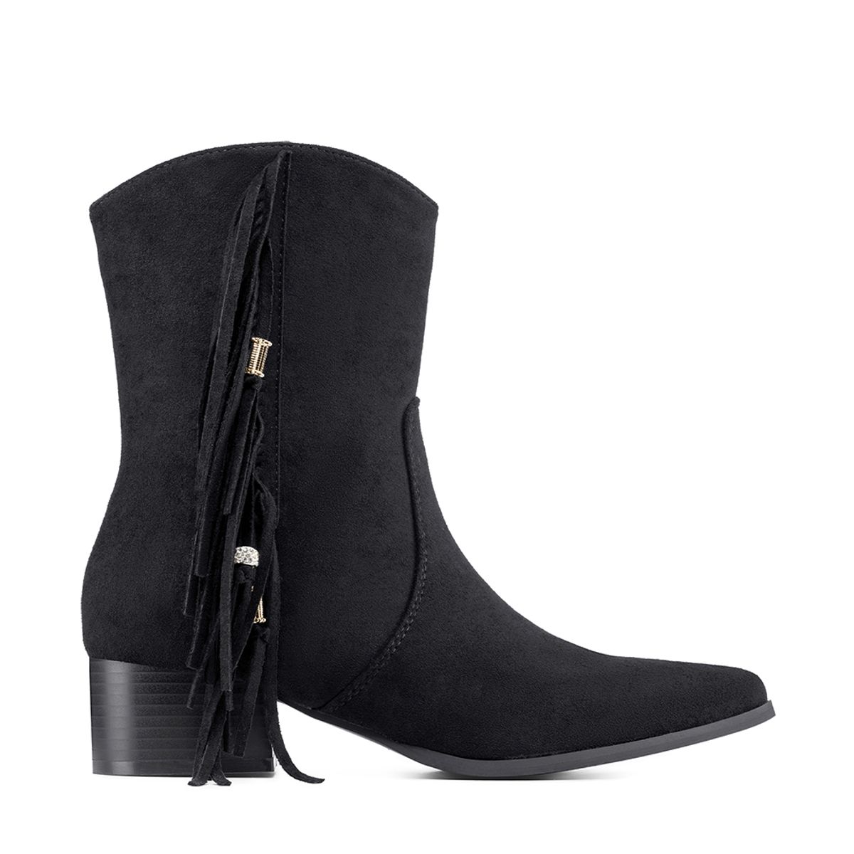 WEIDE - Botín Taco Mujer Casual PU Textil Weide CZY661