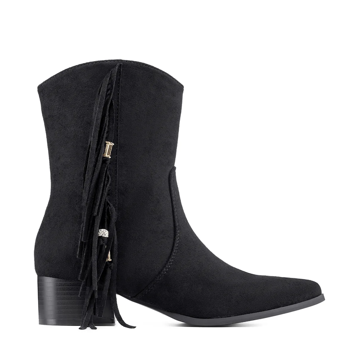 WEIDE - Botín Taco Mujer Casual PU Textil Weide CZY661
