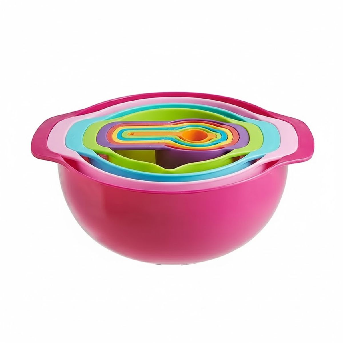 GENERICO - Set De Tazas Medidoras Cernidor Colador Bowl Cocina