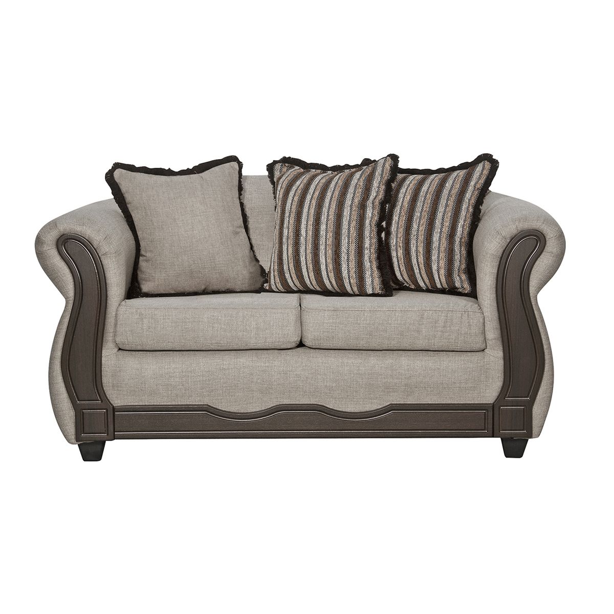 BLACK FACTORY - Sofá 2 Cuerpos Sofia Beige