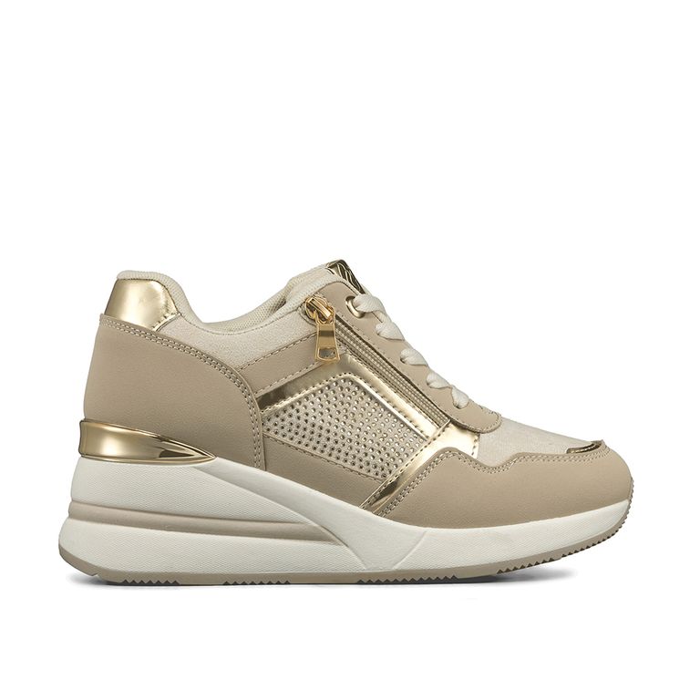 Zapatilla Deportiva Taco Cu?a Malla Mujer JLL61