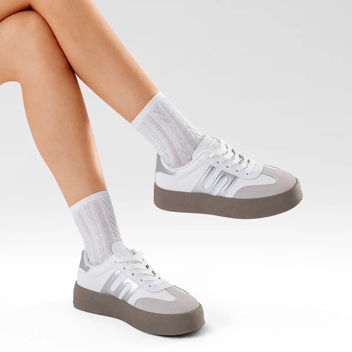 WEIDE - Zapatilla Casual Mujer Urbana Plataforma Confort Weide LT203