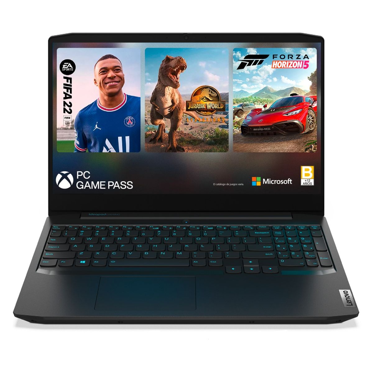 LENOVO - Notebook Ideapad Gaming 3 Intel Core i7 8GB RAM 512GB SSD NVIDIA GeForce GTX 1650 Ti 4GB GDDR6 15.6"