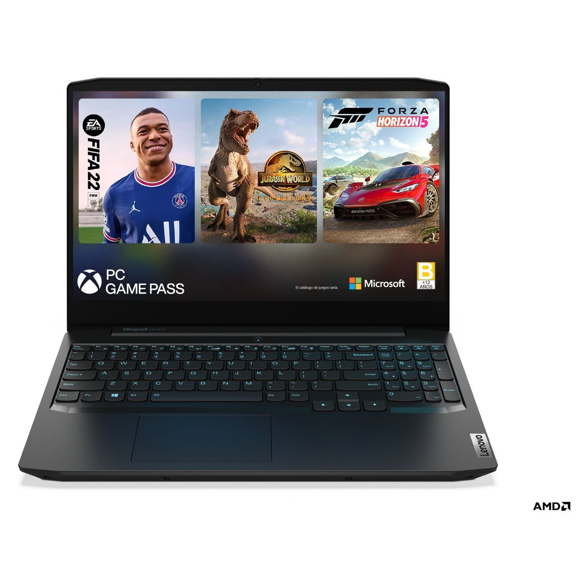 LENOVO - Notebook Ideapad Gaming 3 Intel Core i7 8GB RAM 512GB SSD NVIDIA GeForce GTX 1650 Ti 4GB GDDR6 15.6"