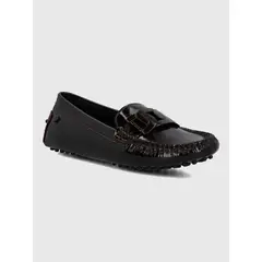 HUSH PUPPIES - Mocasin Cuero Mujer Simona Rojo