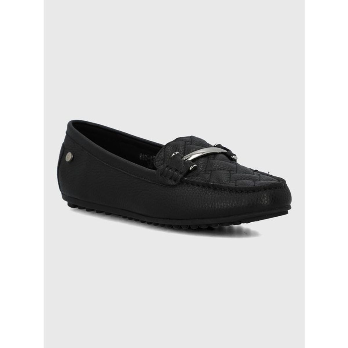 HUSH PUPPIES - Mocasin Cuero Mujer Silvia Negro HUSH PUPPIES