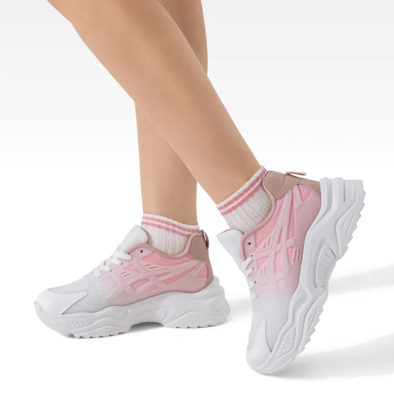Zapatilla Deportiva Casual Mujer Moda Plataforma LT612