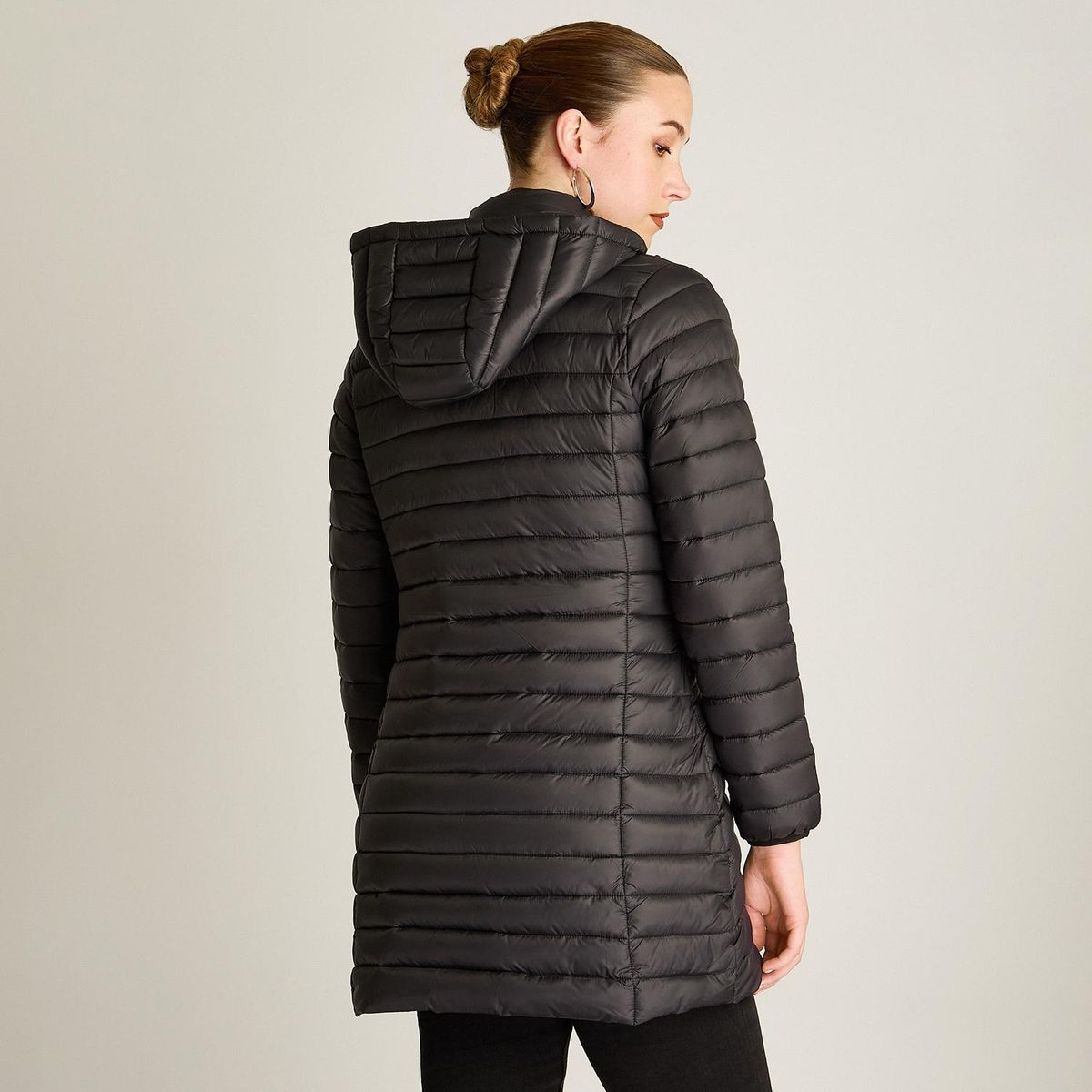 LORENZO DI PONTTI - Parka Básica Mujer Negro
