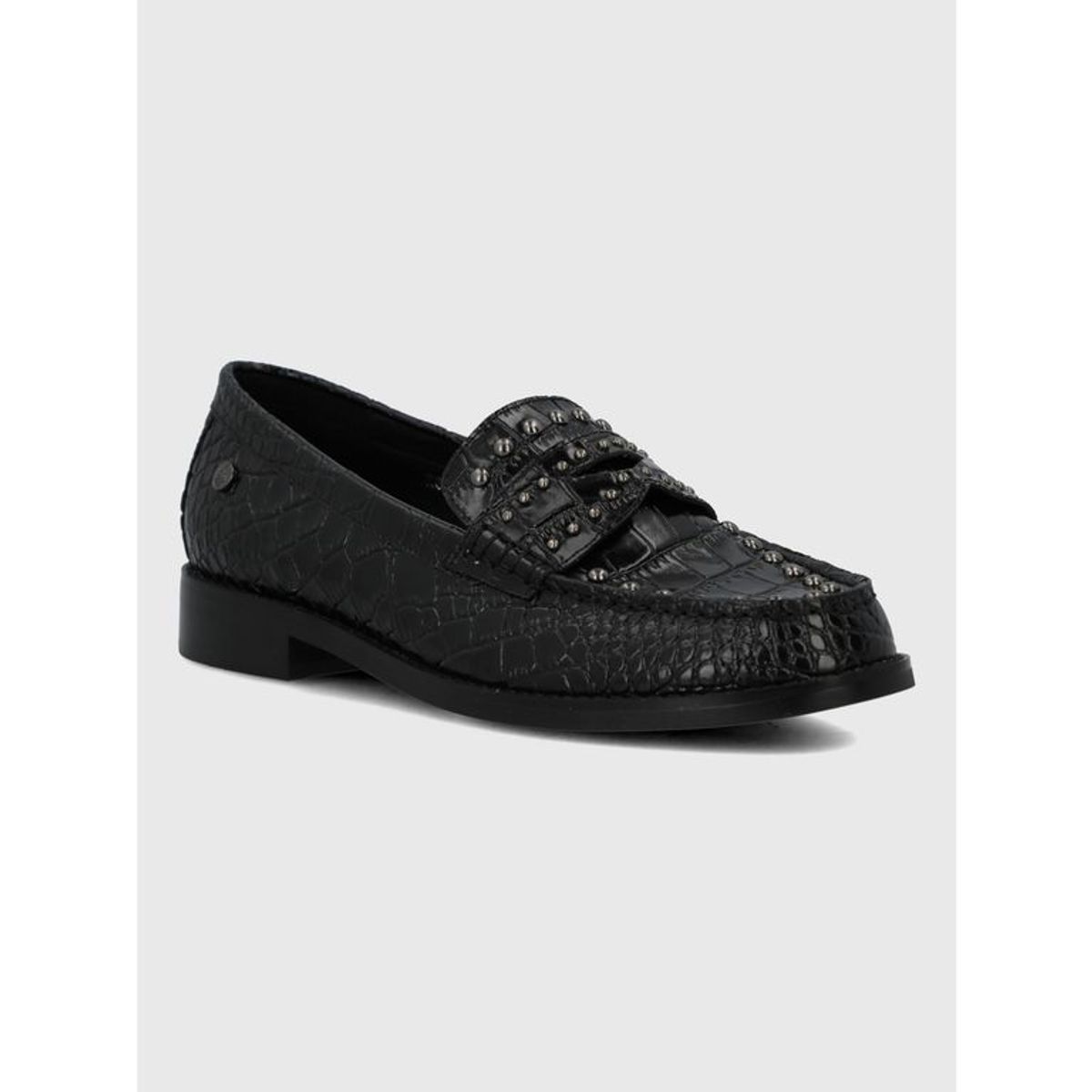 HUSH PUPPIES - Mocasin Cuero Mujer Crota Negro HUSH PUPPIES