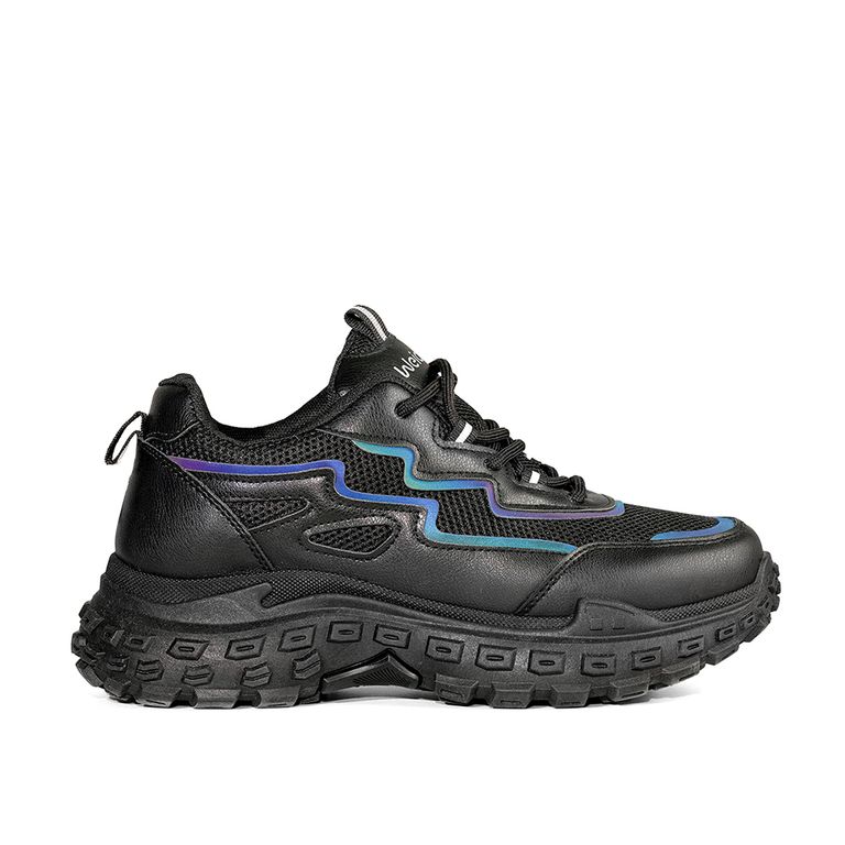 Zapatillas Negro Casual Mujer SL02