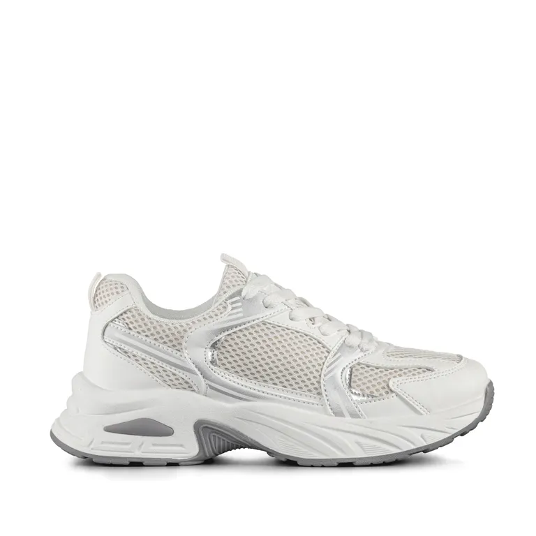 Zapatilla Deportiva De Malla Mujer Plataforma SL12