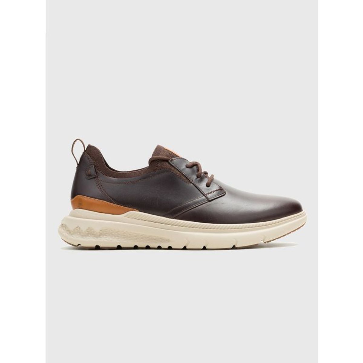 HUSH PUPPIES - Zapato Cuero Hombre Excel Laceup Café HUSH PUPPIES