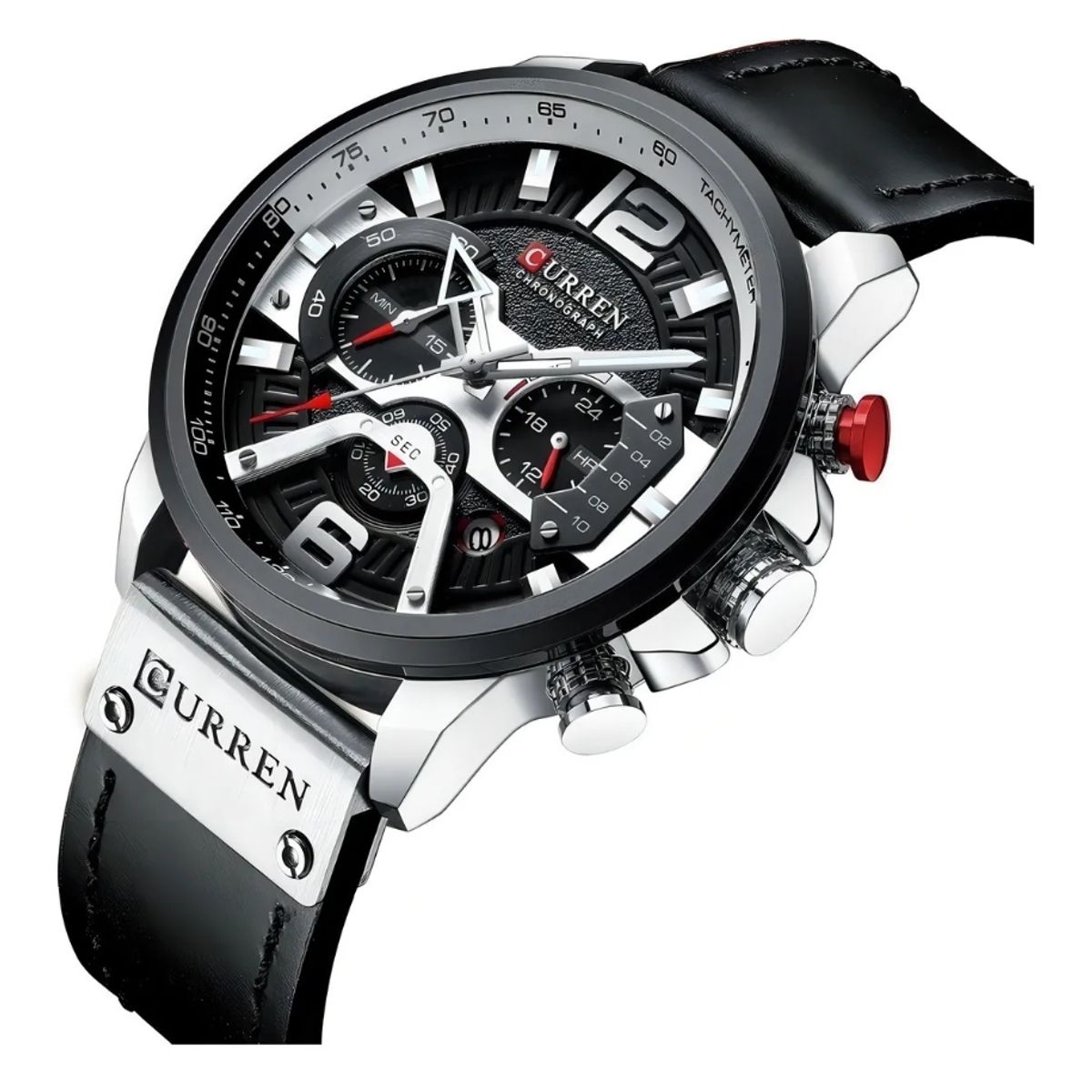 CURREN - Reloj Curren 8329 Negro Hombre Elegante Lujo