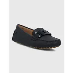 HUSH PUPPIES - Mocasin Cuero Mujer Simona Azul