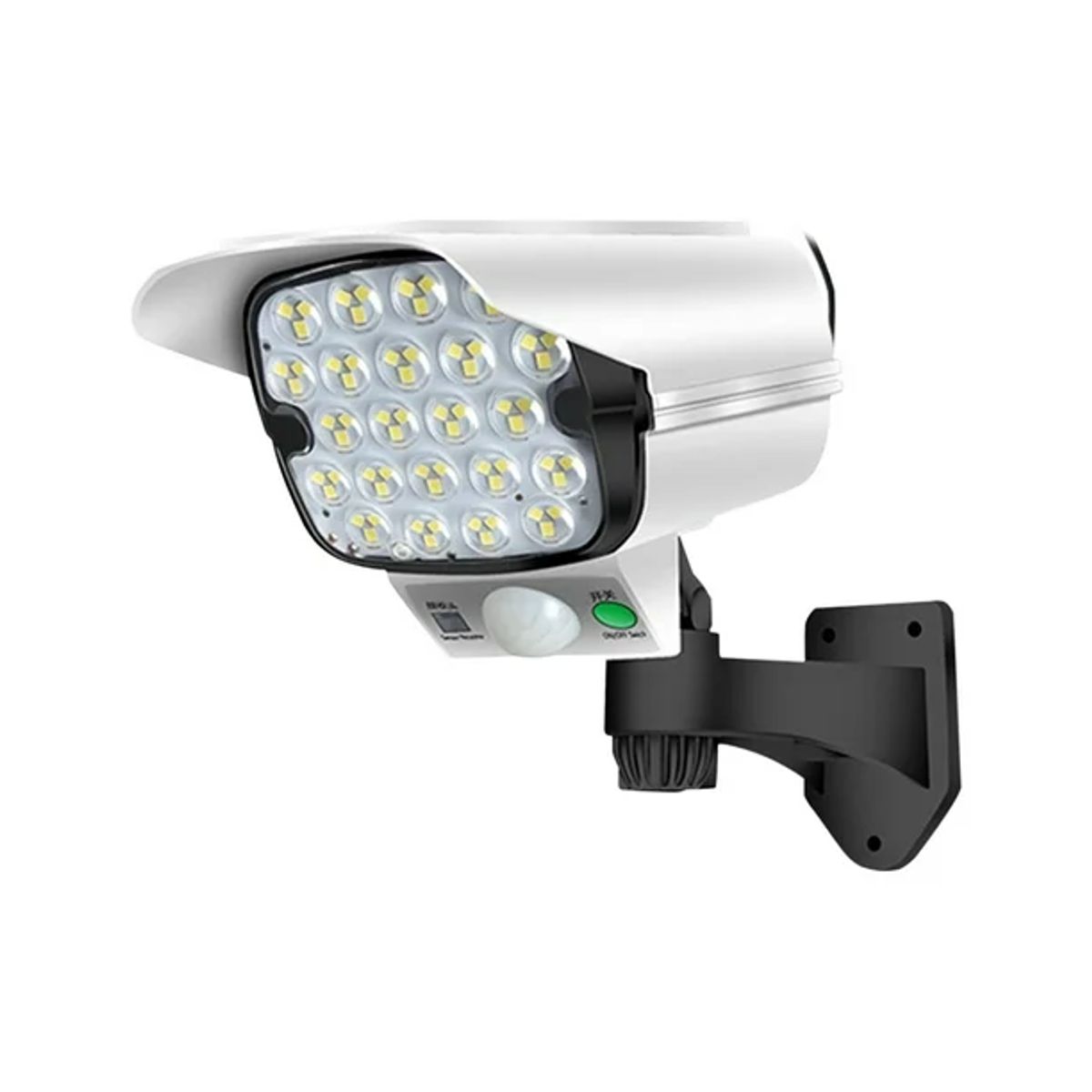 GENERICO - FOCO SOLAR TIPO CAMARA SENSOR DE MOVIMIENTO INTERIOR EXTERIOR