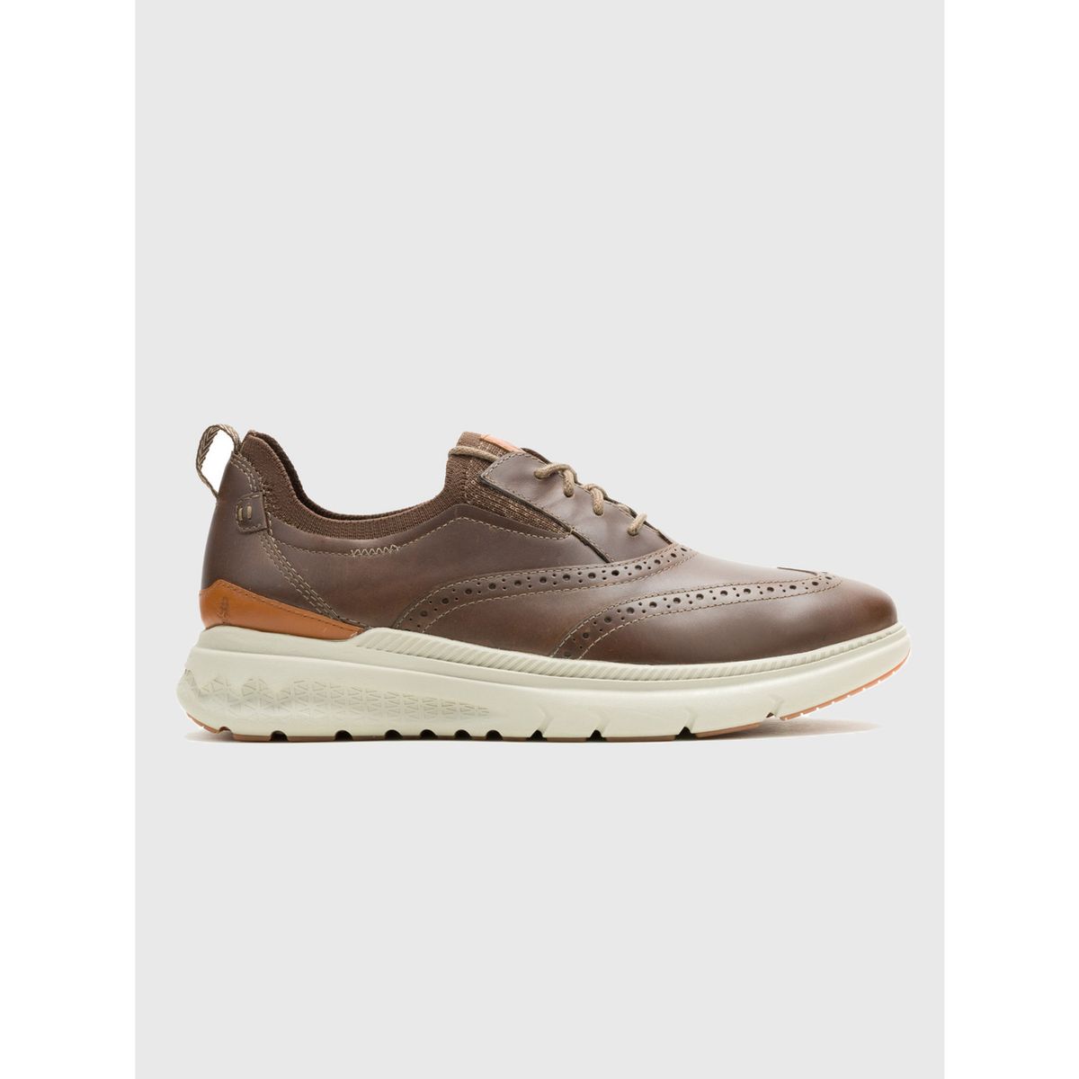 HUSH PUPPIES - Zapato Cuero Hombre Excel Wingtip Café HUSH PUPPIES