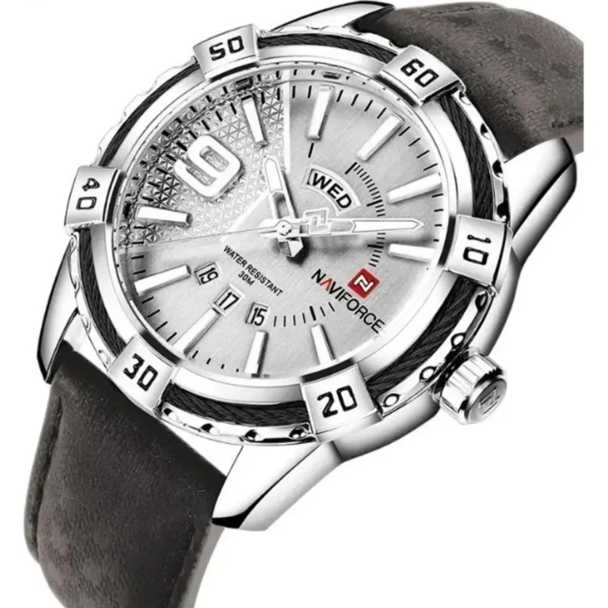 NAVIFORCE - Reloj Naviforce Nf9117 Hombre Gris Oscuro