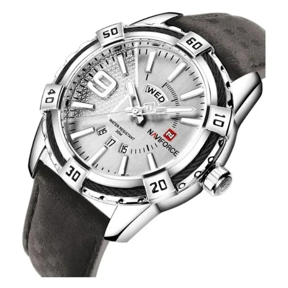 NAVIFORCE - Reloj Naviforce Nf9117 Hombre Gris Oscuro