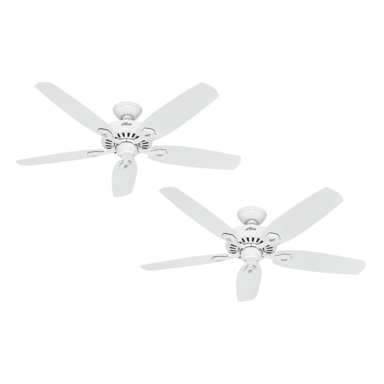 PACK X2 VENTILADOR DE TECHO BUILDER ELITE BLANCO 52"
