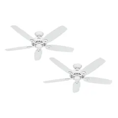 HUNTER - PACK X2 VENTILADOR DE TECHO BUILDER ELITE BLANCO 52"