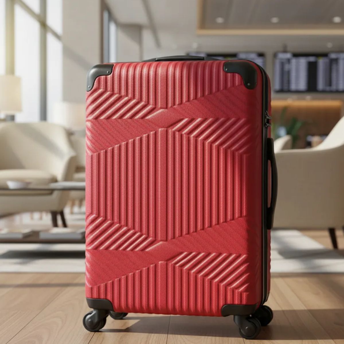 GENERICO - Maleta Grande Bodega 23 kg Rojo