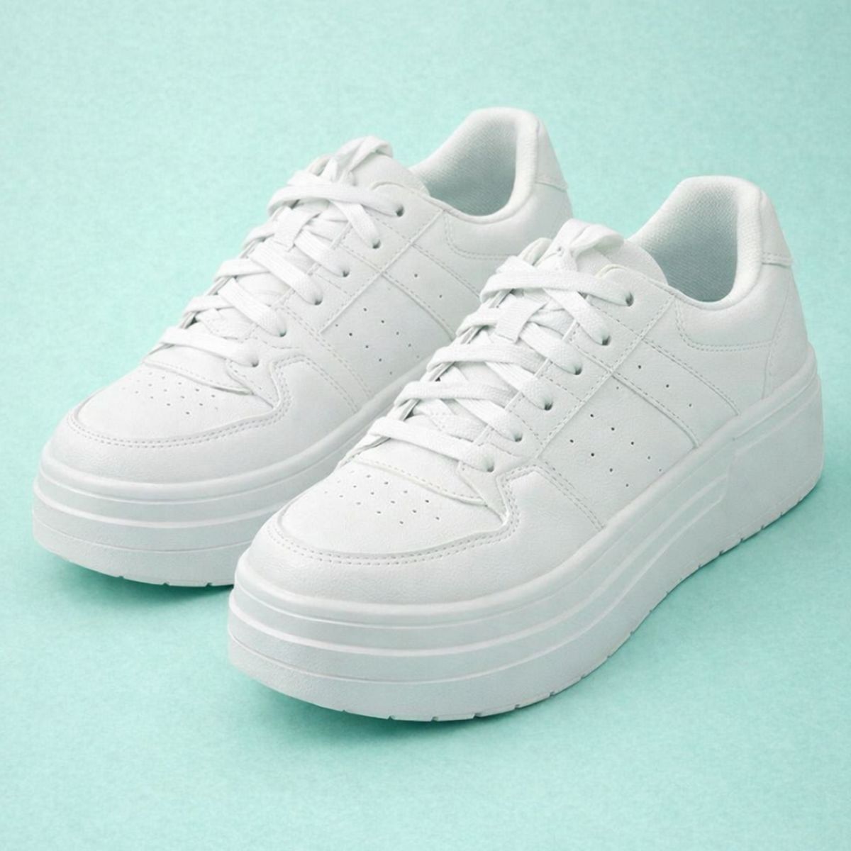 PEQUI - ZAPATILLAS BLANCAS URBANAS MUJER