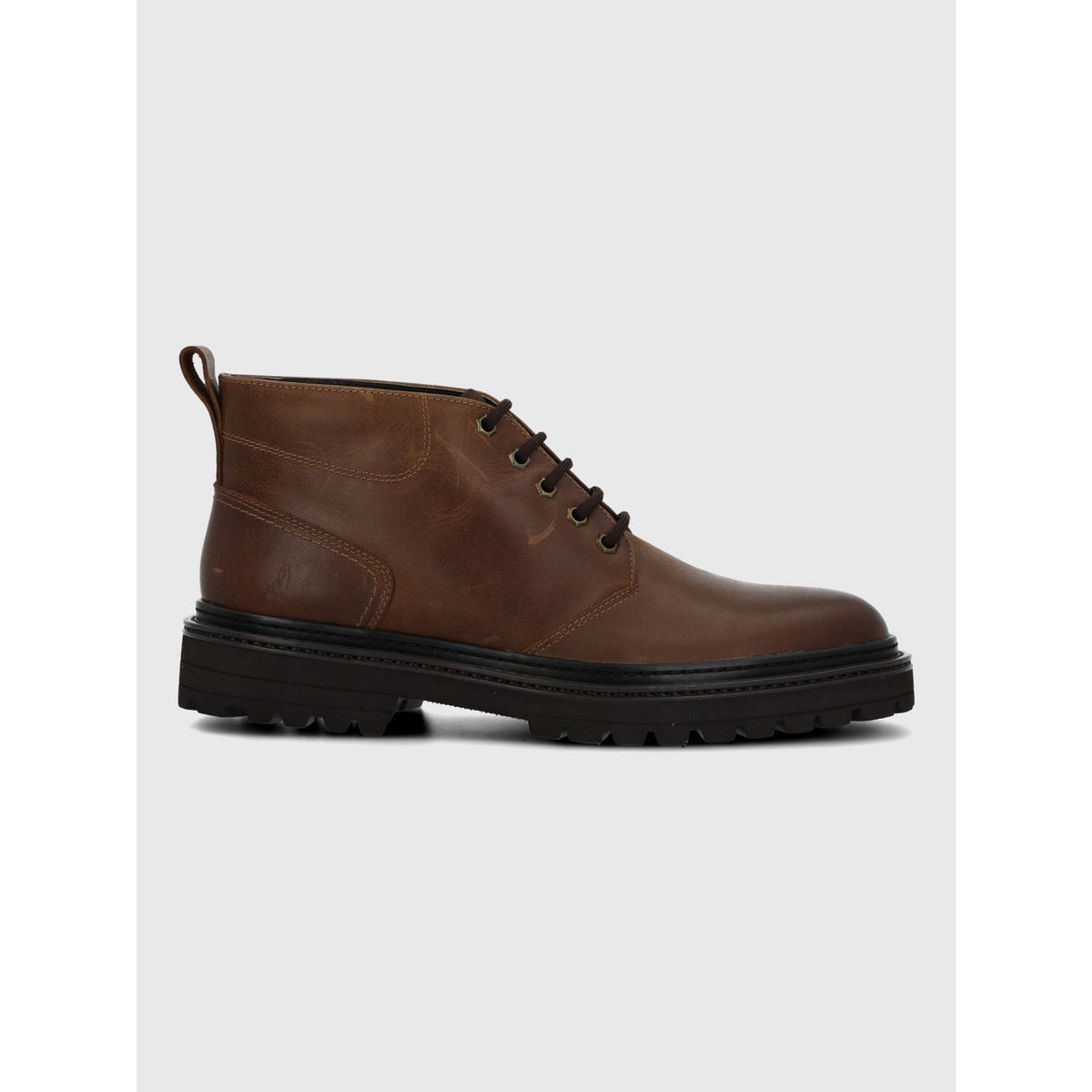 HUSH PUPPIES - Botin Cuero Hombre Notem Café HUSH PUPPIES