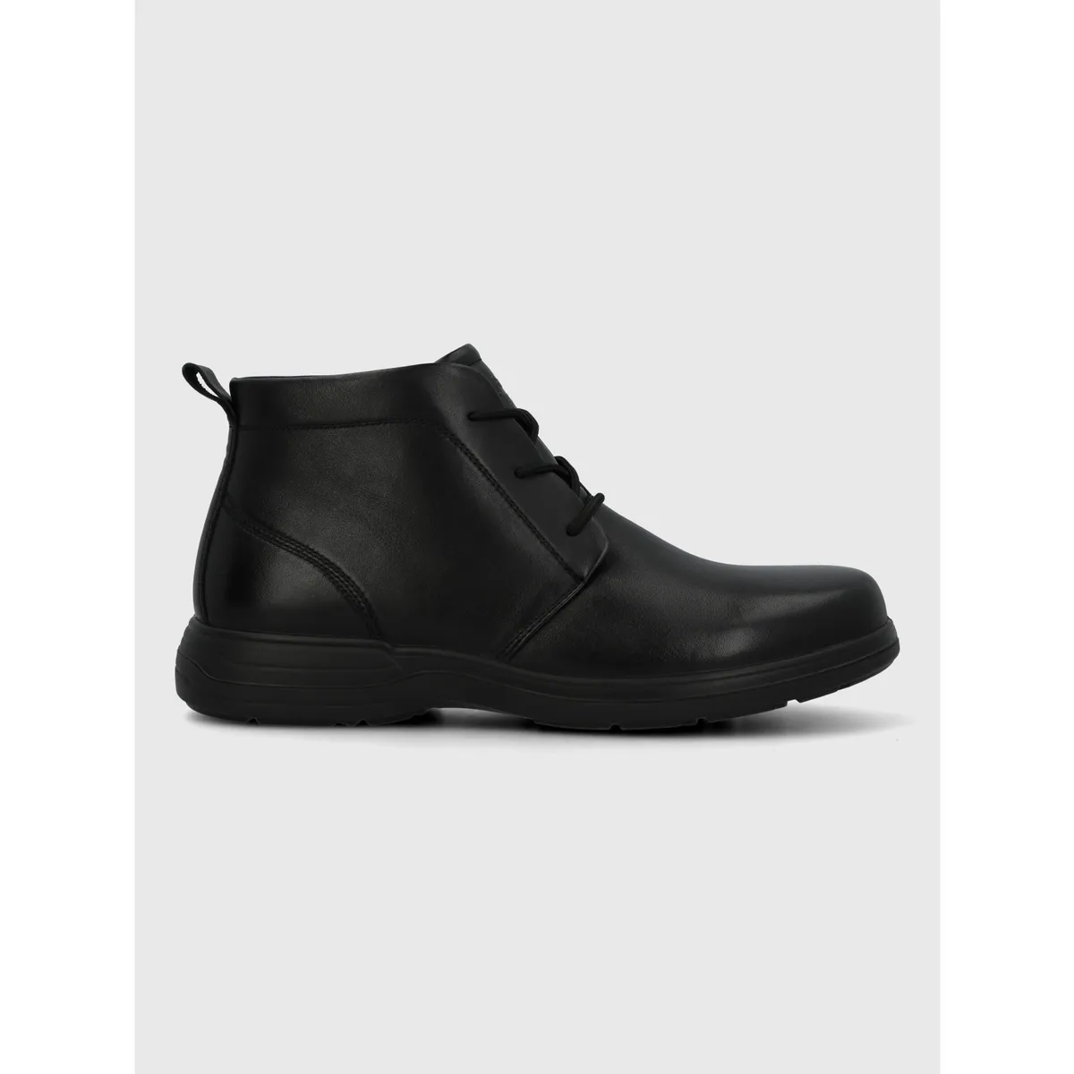 HUSH PUPPIES - Botin Cuero Hombre Ansel Negro HUSH PUPPIES