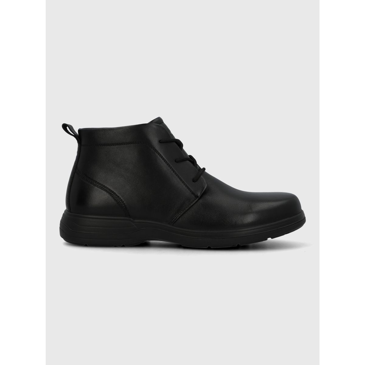 HUSH PUPPIES - Botin Cuero Hombre Ansel Negro HUSH PUPPIES