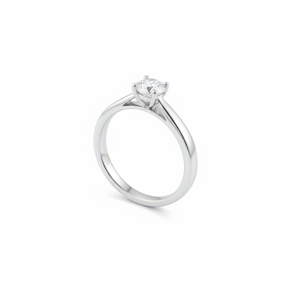 JOYAS LANDEROS - Anillo Solitario Plata Italiana 925 con Circón de Alta Calidad