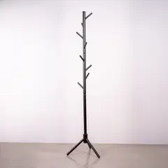 TENDENCIA HOME - Perchero colgador de madera haya color negro