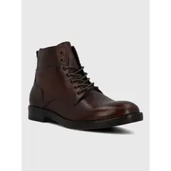 HUSH PUPPIES - Botin Italiano Cuero Hombre Feffo Café