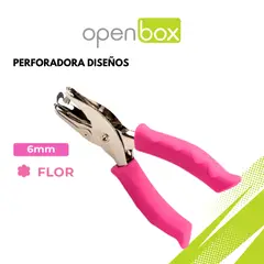 GENERICO - Perforadora con diseño Flor 6MM OPEN BOX