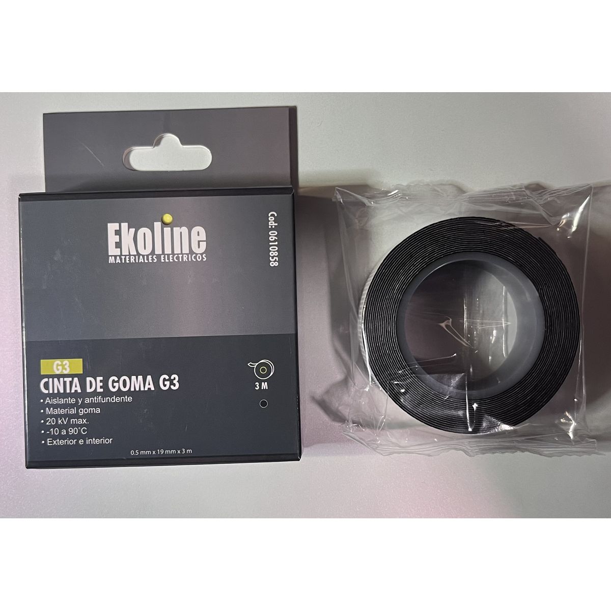 GENERICO - HUINCHA AISLADORA EKOLINE GOMA 3MTS