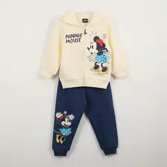 DISNEY - Conjunto Buzo Niña Minnie Mouse Blanco