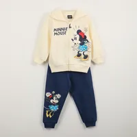 Conjunto Buzo Niña Minnie Mouse Blanco