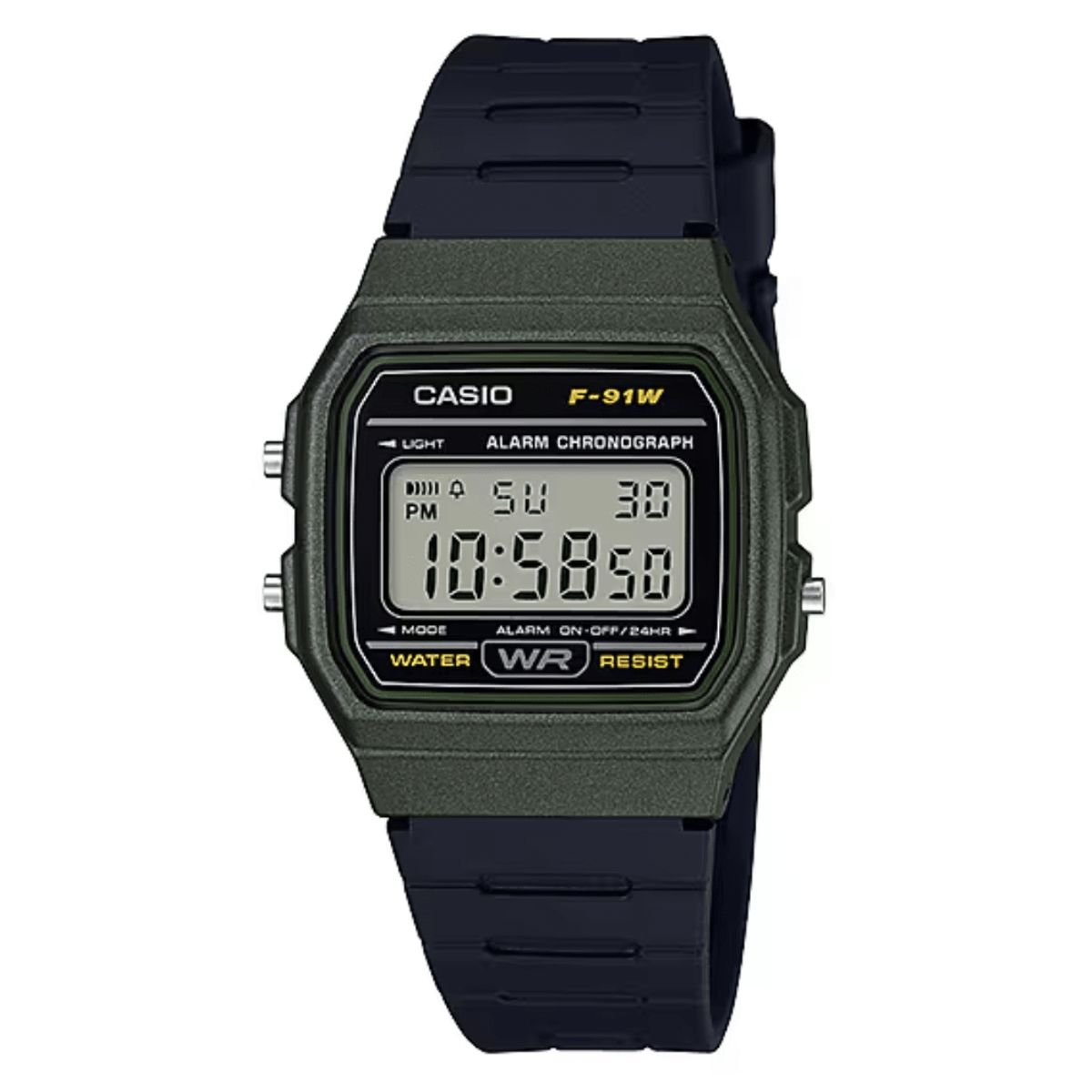 CASIO - RELOJ CASIO F-91WM-3ADF VERDE VINTAGE F-91