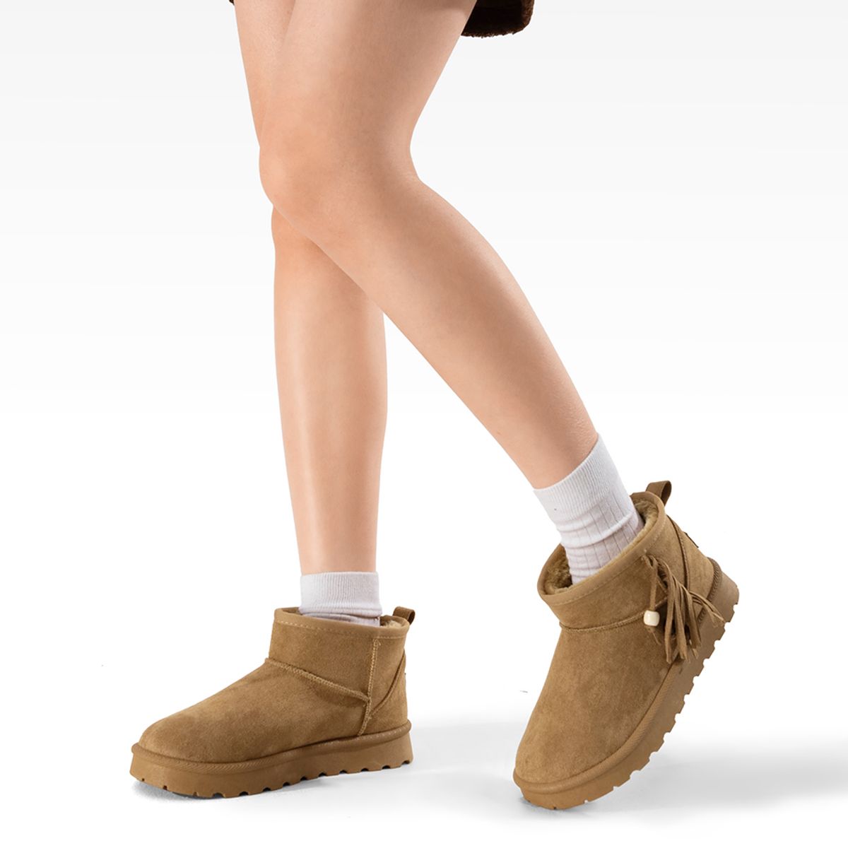 WEIDE - Botín Térmico Mujer Casual PU Textil Weide SL70
