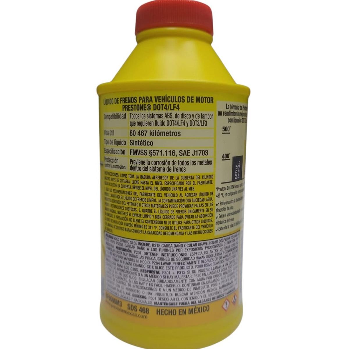 PRESTONE - Liquido De Freno Dot 4 Prestone  350ml  Sintetico Original
